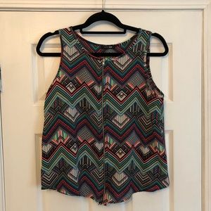 Stitchfix Papermoon Zippered Tank Top